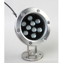 9W LED Underwater Light Solo color impermeable